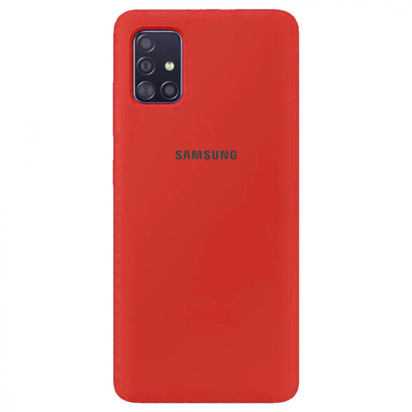 

Чехол Silicone Cover Full Protective (AA) для Samsung Galaxy A71 Красный / Dark Red (122878)