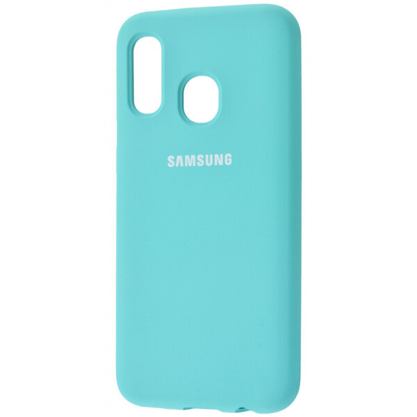 

Чехол Silicone Cover Full Protective (AA) для Samsung Galaxy A20 (A205F) Бирюзовый / Ice Blue (64104245)