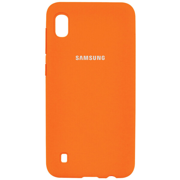 

Чехол Silicone Cover Full Protective (AA) для Samsung Galaxy A10 (A105F) Оранжевый / Orange (108728)