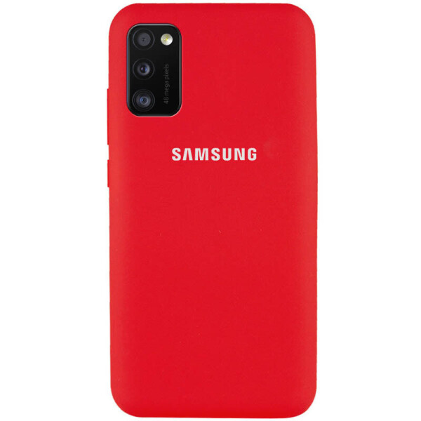 

Чехол Silicone Cover Full Protective (AA) для Samsung Galaxy A41 Красный / Red (131205)