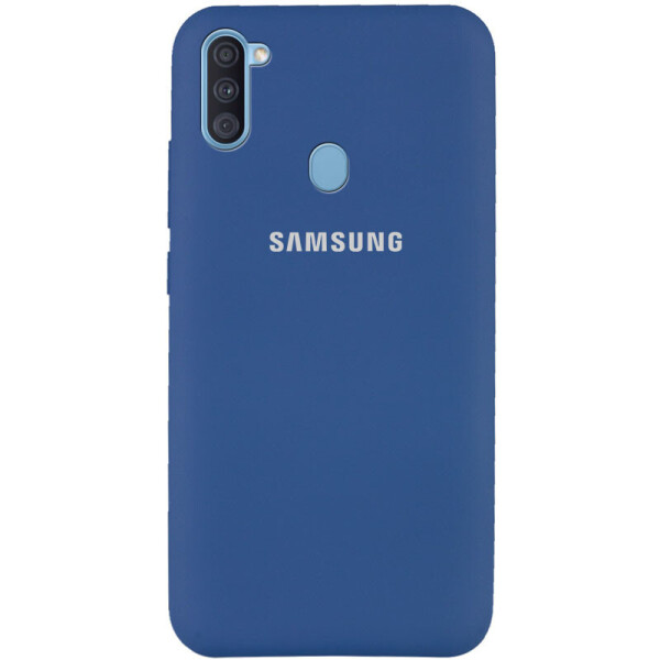 

Чехол Silicone Cover Full Protective (AA) для Samsung Galaxy A11 Синий / Navy Blue (130848)