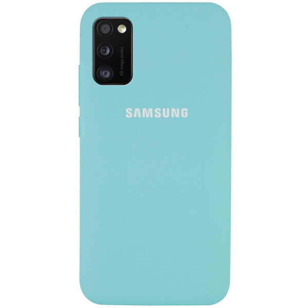 

Чехол Silicone Cover Full Protective (AA) для Samsung Galaxy A41 Бирюзовый / Ice Blue (131202)