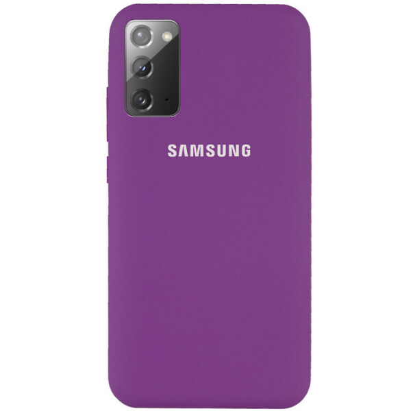 

Чехол Silicone Cover Full Protective (AA) для Samsung Galaxy Note 20 Фиолетовый / Grape (142006)