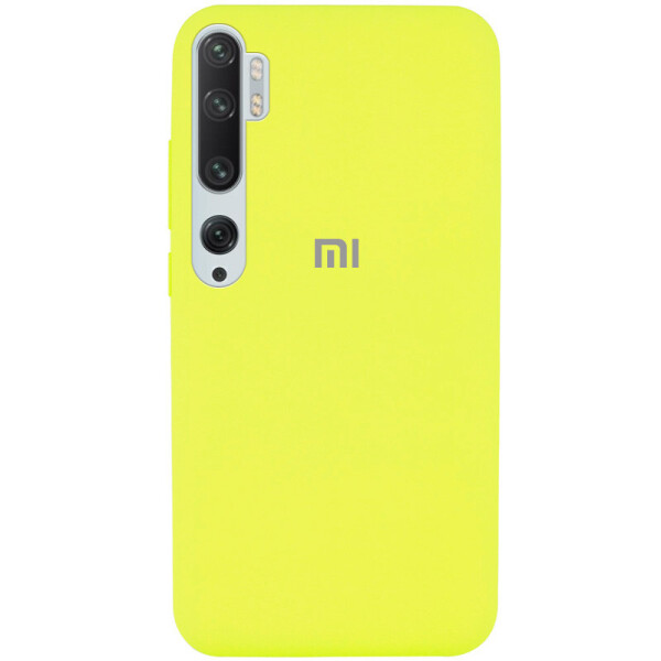 

Чехол Silicone Cover Full Protective (AA) для Xiaomi Mi Note 10 Желтый / Flash (141824)