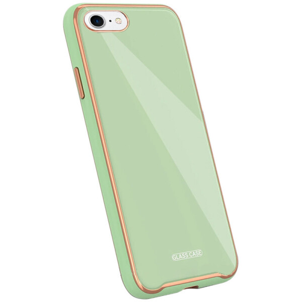 

TPU+Glass чехол Venezia для Apple iPhone 8 (4.7") Мятный / Mint (11140426)