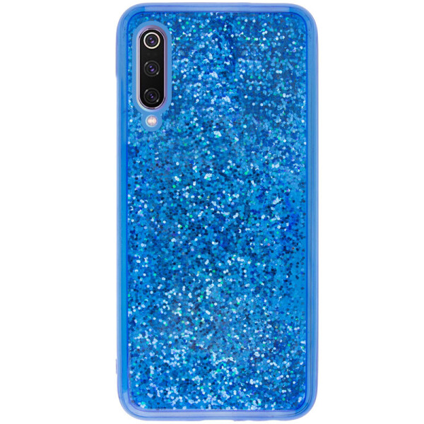 

TPU+PC чехол Sparkle (glitter) для Xiaomi Mi 9 Синий (140877)