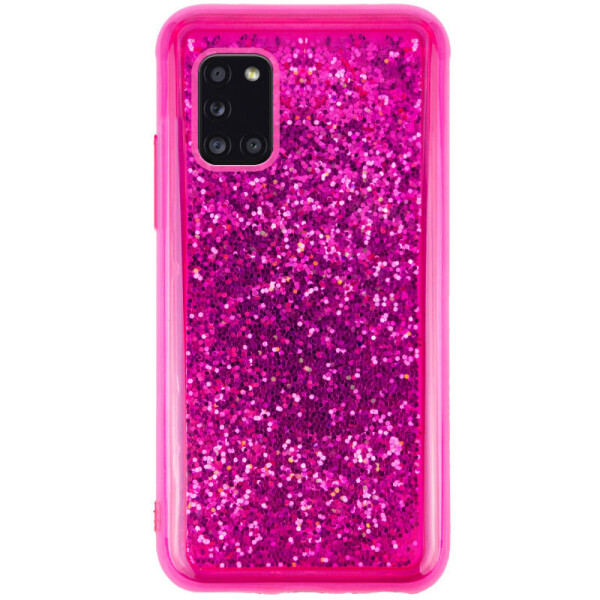 

TPU+PC чехол Sparkle (glitter) для Samsung Galaxy A31 Малиновый (138280)