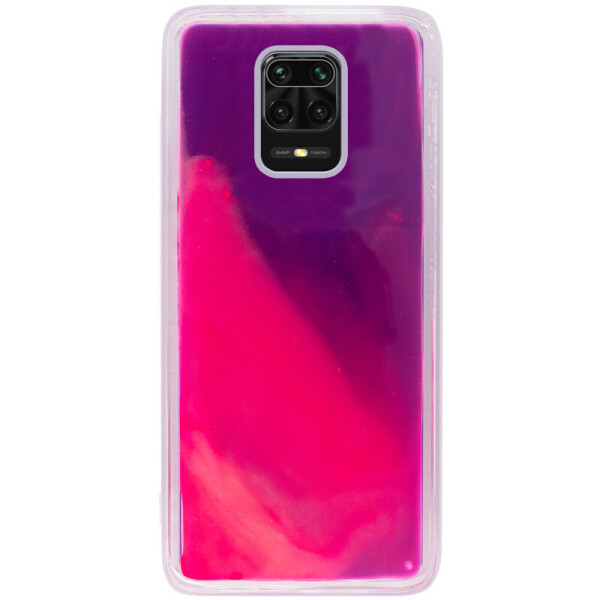 

Неоновый чехол Neon Sand glow in the dark для Xiaomi Redmi Note 9 Pro Max Фиолетовый / Розовый (138351)