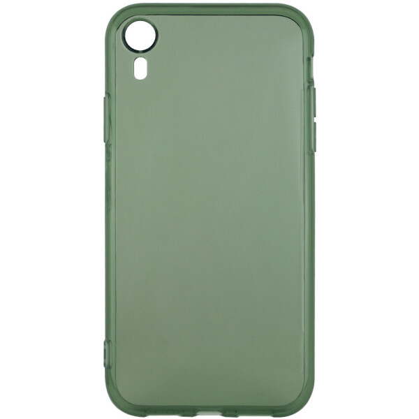 

Матовый полупрозрачный TPU чехол с защитой камеры для Apple iPhone XR (6.1") Зеленый / Green (142683)