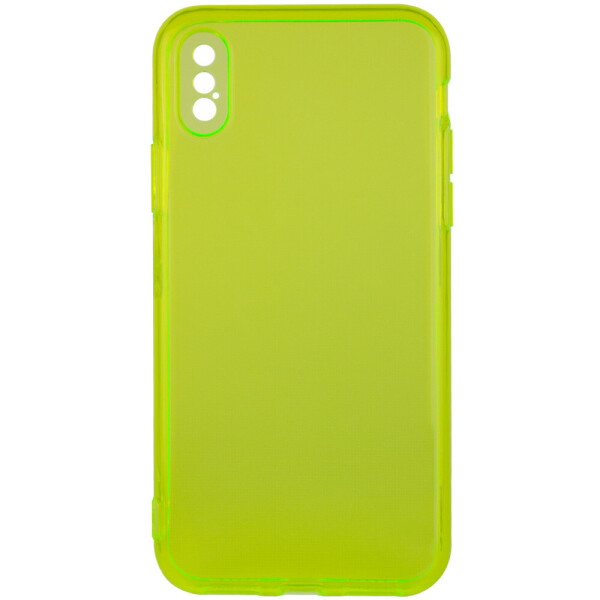 

Матовый полупрозрачный TPU чехол с защитой камеры для Apple iPhone X / XS (5.8") Зеленый / Light Green (142705)