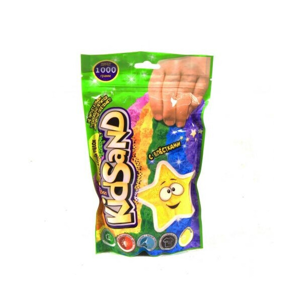

Кинетический песок "KidSand", в пакете, 1000 г (жёлтый) (ts_102832)
