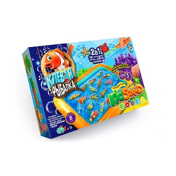 

Игра большая 2 в 1 "Клевая рыбалка + KidSand" (рус) (ts_43983)