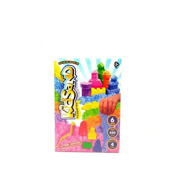 

Кинетический песок "KidSand" с формочками, 600 г (рус) (ts_53170)