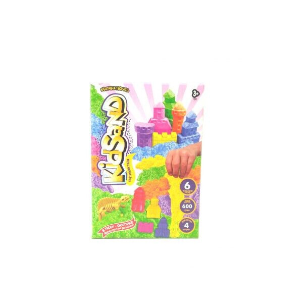 

Кинетический песок "KidSand" с формочками, 600 г (укр) (ts_53181)