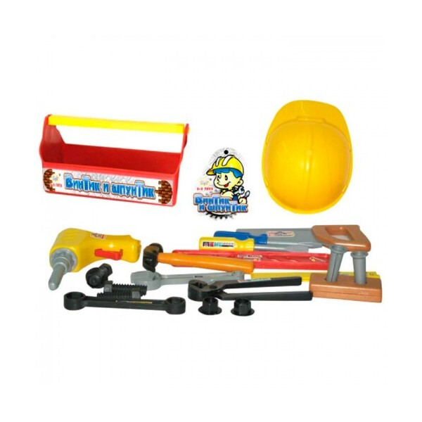 

Игровой набор Винтик и Шпунтик Ящик с инструментами 20 предметов Essa Toys 2920