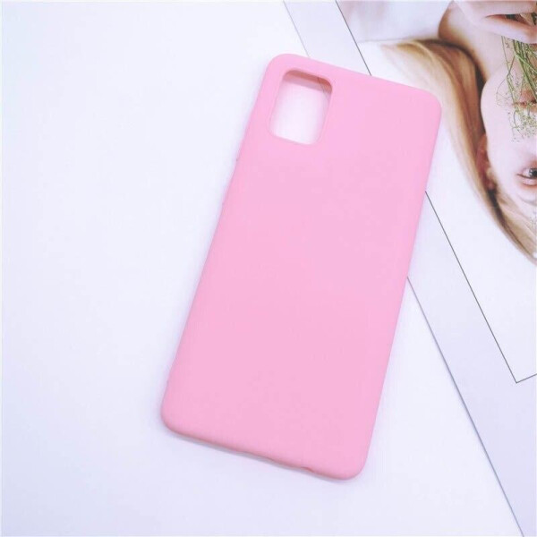 

Чехол Soft Touch для Oppo A72 силикон бампер светло-розовый