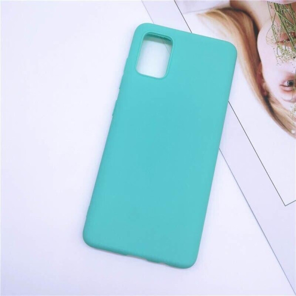 

Чехол Soft Touch для Oppo A72 силикон бампер мятно-голубой