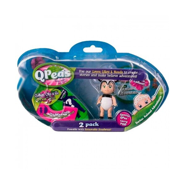 

Игровой набор Приключения животных 2 фигурки Pepilla и куколка-сюрприз в стручке QPeas QР003-6