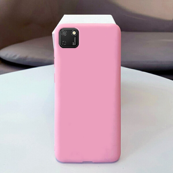 

Чехол Soft Touch для Huawei Y5p силикон бампер светло-розовый