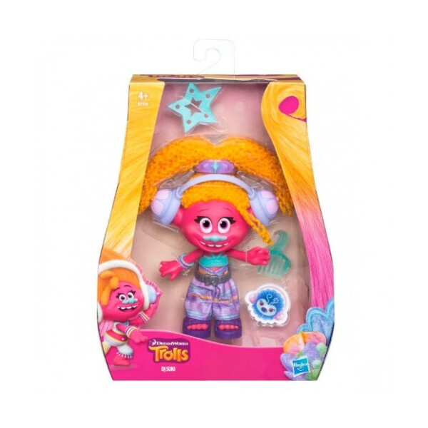 

Игровой набор Тролли Диджей Звуки с аксессуарами 17 см Hasbro B7356/B6561