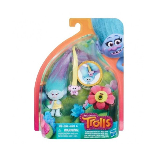 

Игровой набор Тролли Синелька с длинными волосами Hasbro E0444/C1300