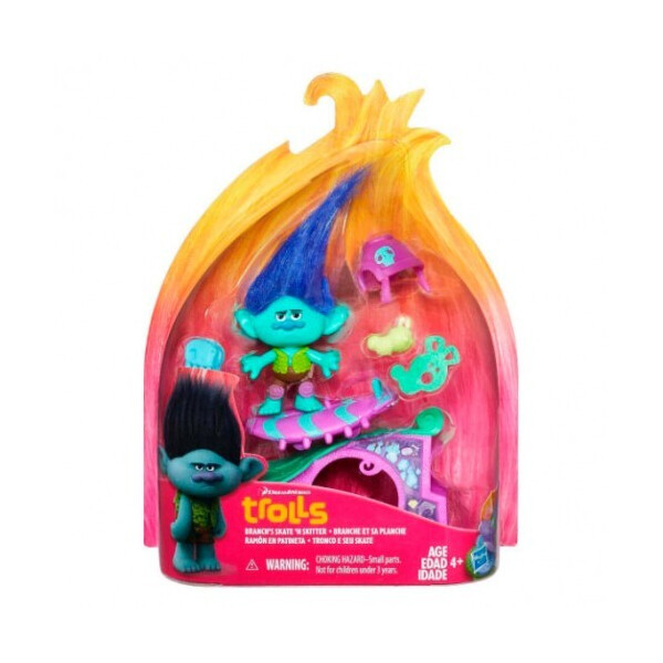 

Игровой набор Тролли Цветан на скейте Hasbro B7353/B6556