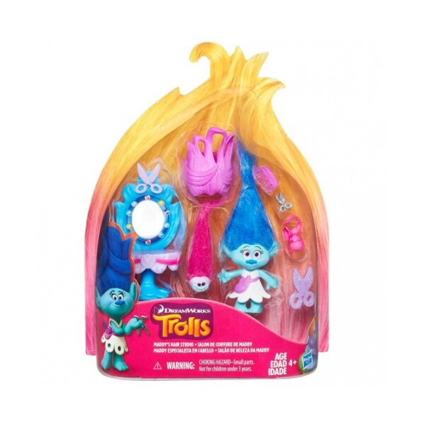 

Игровой набор Тролли Парикмахерская Мадди Hasbro B7354/B6556