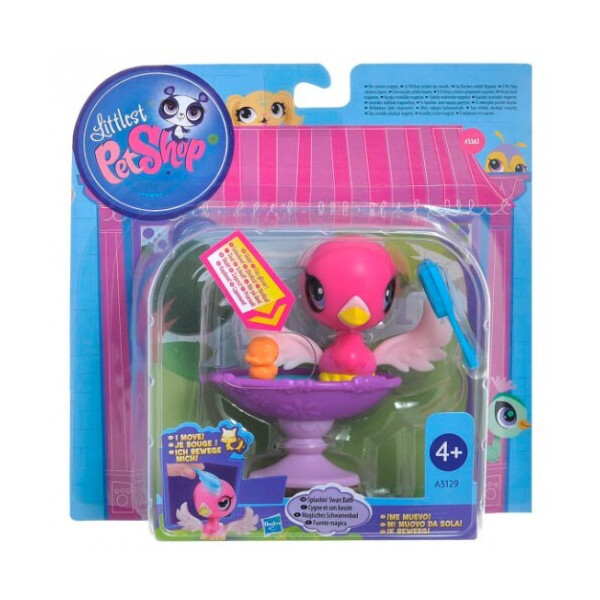 

Игровой набор Littlest Pet Shop Лебедь в фонтане с волшебным механизмом Hasbro A5129/A5127