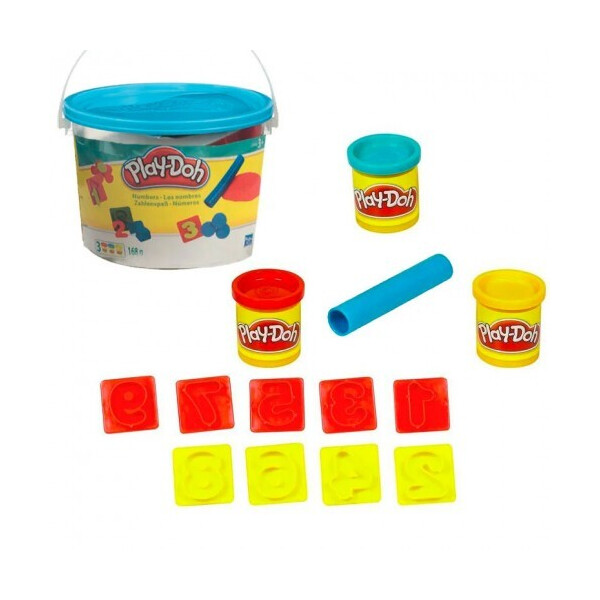 

Игровой набор ведерко пластилина Play-doh Цифры Hasbro 23326/23414