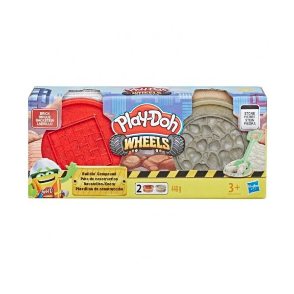 

Игровой набор Play-doh Wheels Кирпич и Камень 448 грамма Hasbro E4524/E4508