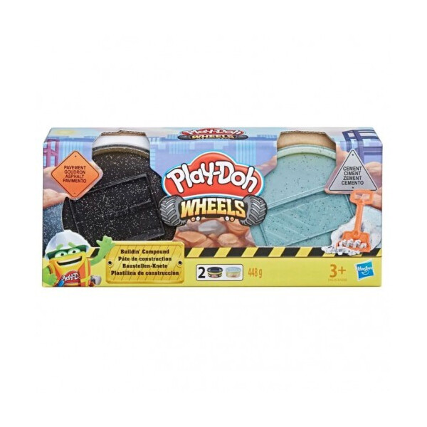 

Игровой набор Play-doh Wheels Асфальт и Цемент 448 г Hasbro E4525/E4508