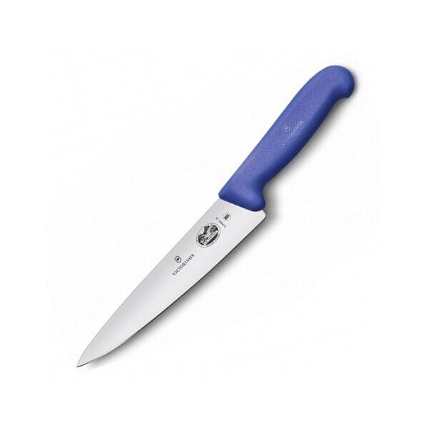 

Нож кухонный Victorinox Fibrox Carving разделочный 25 см синий