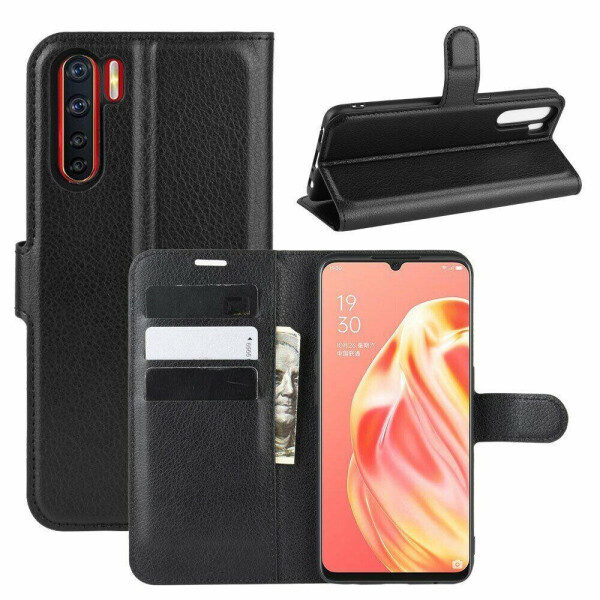 

Чехол Luxury для Oppo A91 книжка черный