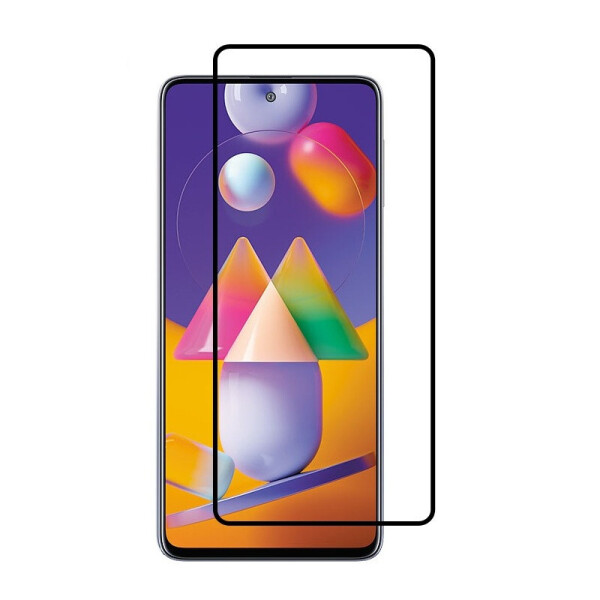 

Защитное стекло LUX для Samsung Galaxy M31s (M317) Full Сover черный 0,3 мм в упаковке