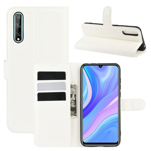 

Чехол Luxury для Huawei P Smart S книжка белый
