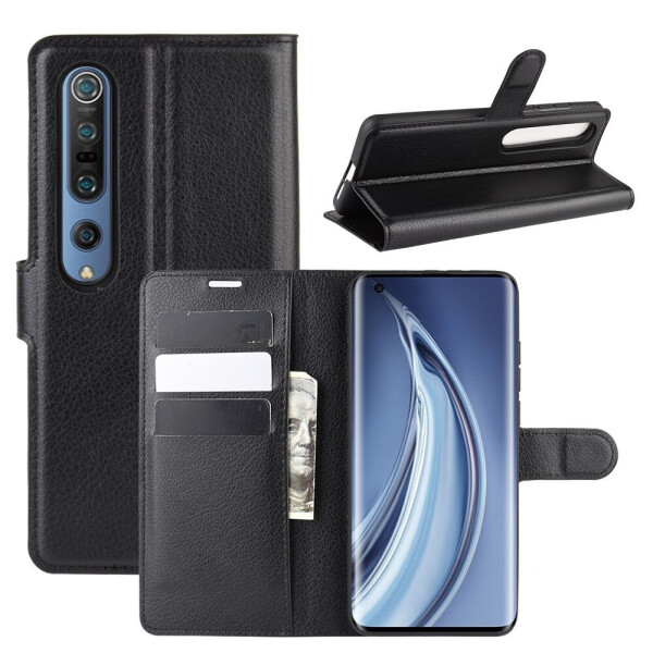 

Чехол Luxury для Xiaomi Mi 10 Pro книжка черный