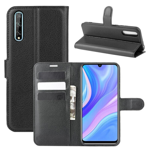 

Чехол Luxury для Huawei P Smart S книжка черный