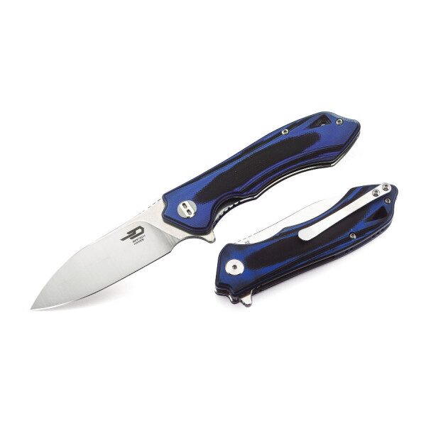 

Складной нож Bestech Knife BELUGA Black+ Blue (BG11G-2)