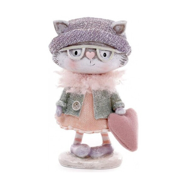 

Фигурка декоративная Кошечка в шляпе 9.5х8х15 см Bona BD-831-173