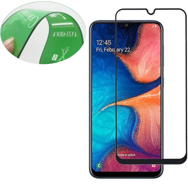 

Противоударное защитное 2,5D стекло Epik Ceramics Full Glue NEW для Samsung Galaxy A20 / A30 / A50 Прозрачный / Черный