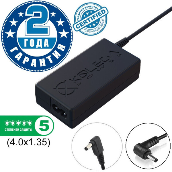 

Блок питания Kolega-Power для ноутбука Asus 19V 1.58A 30W 4.0x1.35 Wall (KP-65-19-40135++)