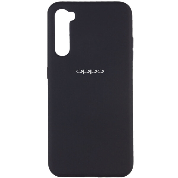 

Чехол Противоударная накладка Epik Silicone Cover Full Protective NEW A Series для OPPO Realme 6 Черный / Black