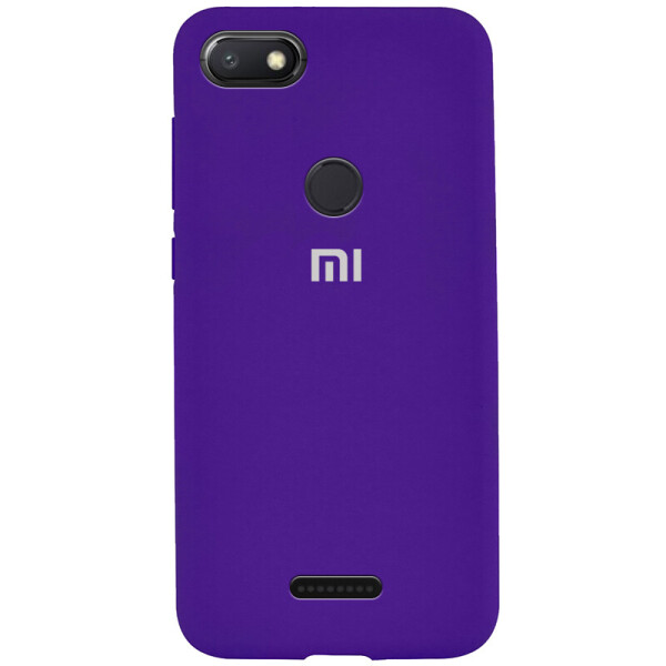 

Чехол Противоударная накладка Epik Silicone Cover Full Protective NEW AA Series для Xiaomi Redmi 6 Фиолетовый / Purple