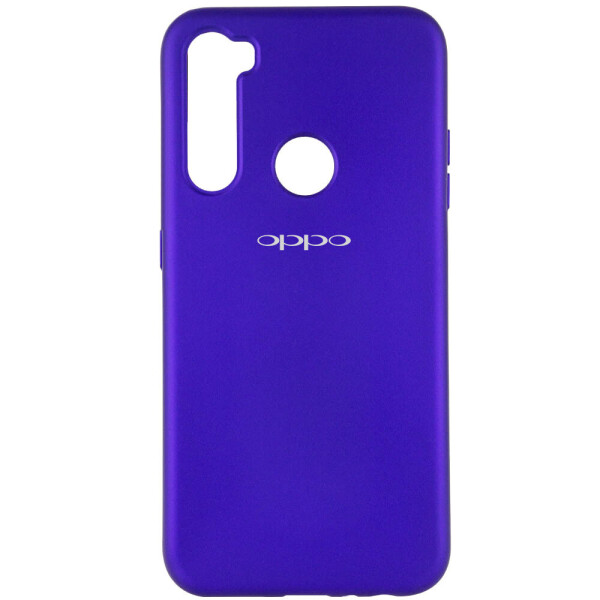 

Чехол Противоударная накладка Epik Silicone Cover Full Protective NEW A Series для OPPO Realme C3 Фиолетовый / Purple