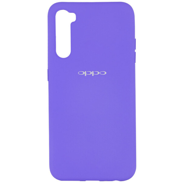 

Чехол Противоударная накладка Epik Silicone Cover Full Protective NEW A Series для OPPO Realme 6 Pro Фиолетовый / Violet