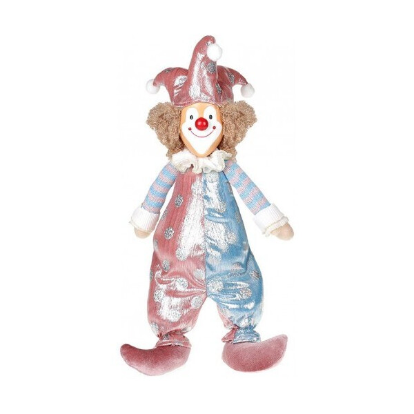 

Мягкая игрушка Клоун Тиффани 19х13х48 см, розовый с голубым Bona BD-877-029