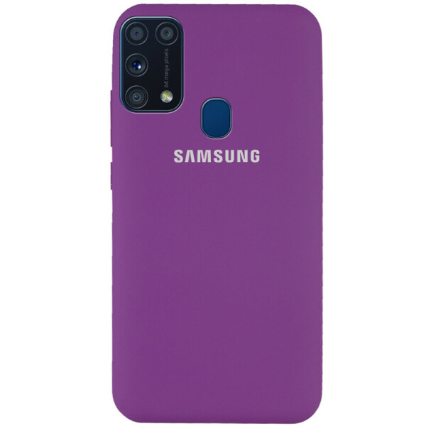

Противоударный Чехол накладка Epik Silicone Cover Full Protective NEW AA Series для Samsung Galaxy M31 Фиолетовый / Grape