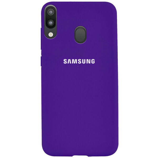 

Противоударный Чехол накладка Epik Silicone Cover Full Protective NEW AA Series для Samsung Galaxy M20 Фиолетовый / Purple