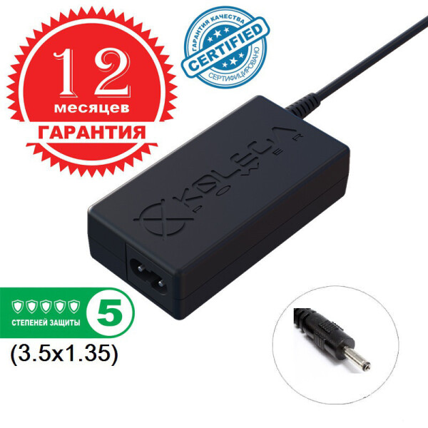 

Блок питания Kolega-Power для ноутбука Asus 19V 2.1A 40W 3.5x1.35 (KP-65-19-35135)