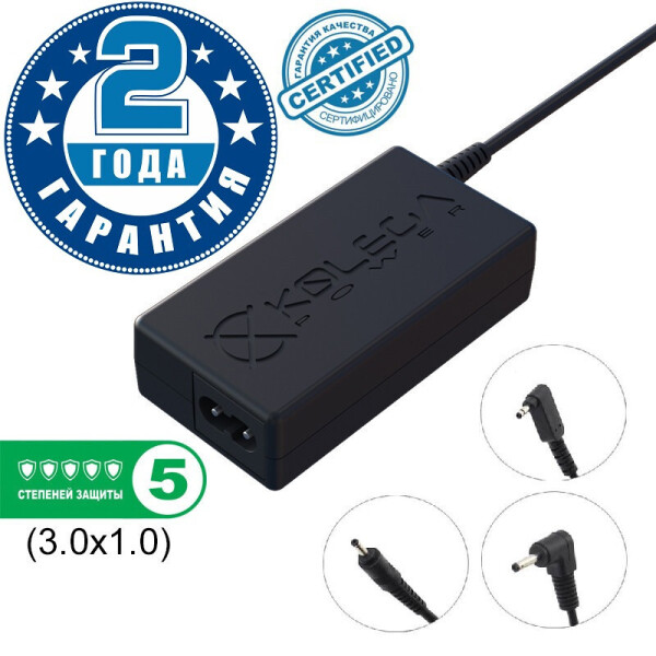 

Блок питания Kolega-Power для ноутбука Asus 19V 2.1A 40W 3.0x1.0 (KP-65-19-3010++)